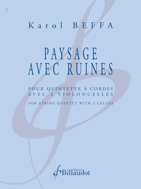 Paysage avec ruines